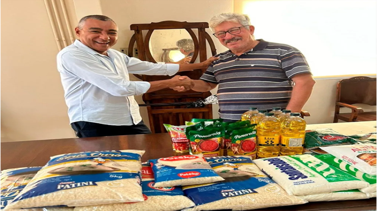 Notícia: Entrega de Alimentos Campanha Natal Sem Fome